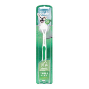 TropiClean Fresh Breath TripleFlex Toothbrush for Dogs