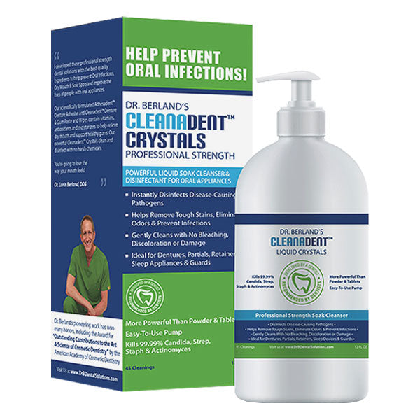 Dr. Berland's Cleanadent Liquid Crystals Oral Appliance Cleanser