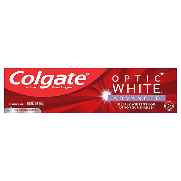 Colgate Optic White Advanced Anticavity Fluoride Toothpaste - Sparkling White