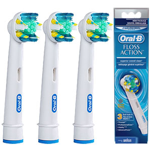 Oral-B FlossAction Brush Heads EB25-3pk