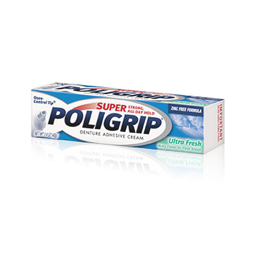 Super Poligrip Ultra Fresh Denture Adhesive Cream