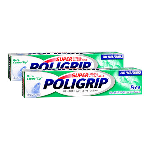 Super Poligrip Free Denture Adhesive Cream