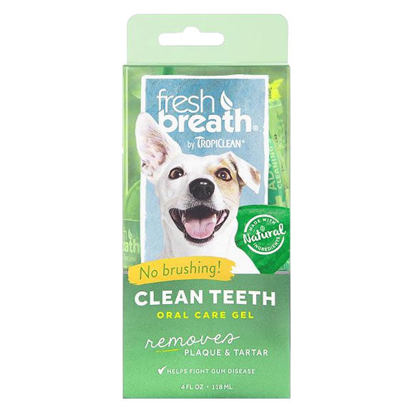 TropiClean Fresh Breath Clean Teeth Oral Care Gel