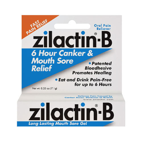 Zilactin-B 6 Hour Canker & Mouth Sore Gel