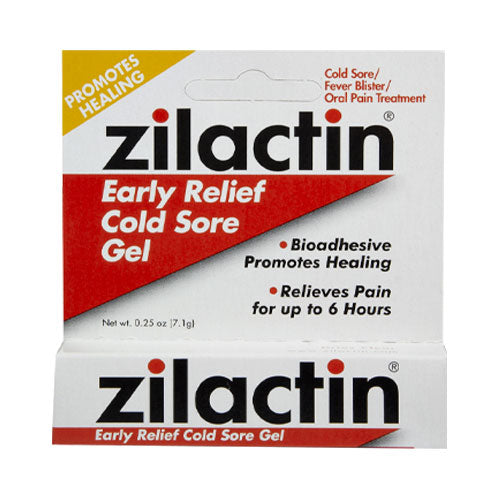 Zilactin Early Relief Cold Sore Gel